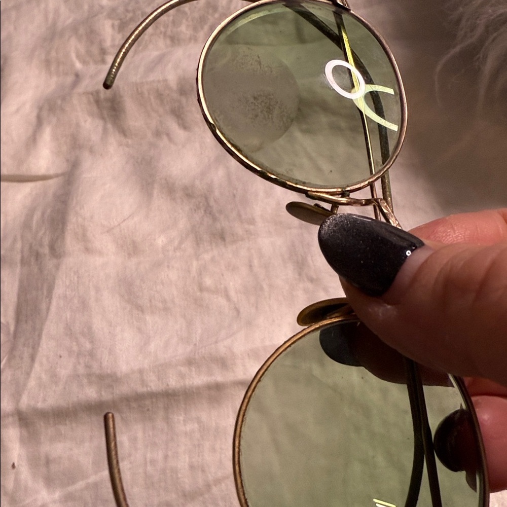 Stylish Green Round Vintage 1930's American Optical "FUL-VUE" safety Sunglasses - Picture 3 of 4